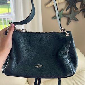 Vintage Navy Coach Bag